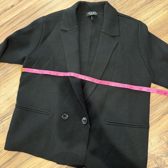 Rag & Bone Joy Merino Wool Blazer Jacket Sweater - Picture 12 of 13